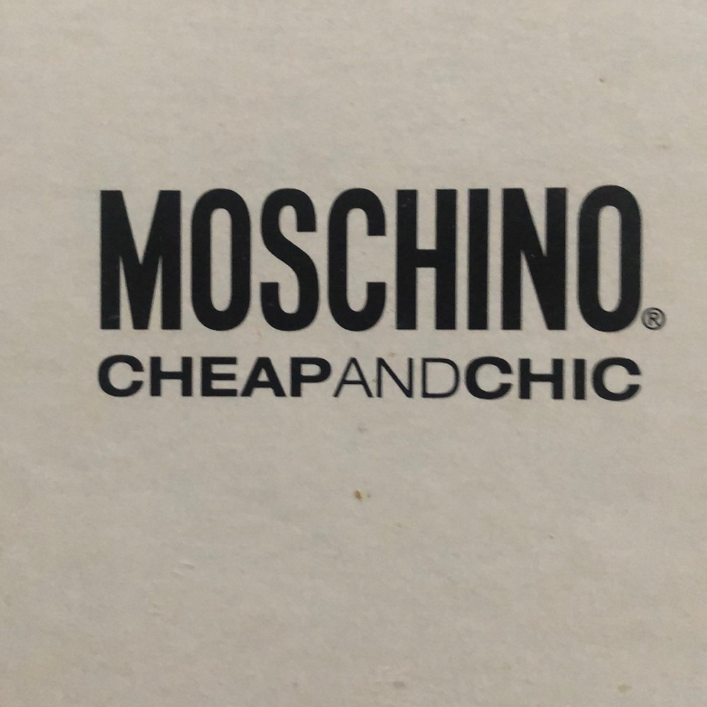 Moschino Cheap and Chic Peeptoe Pump